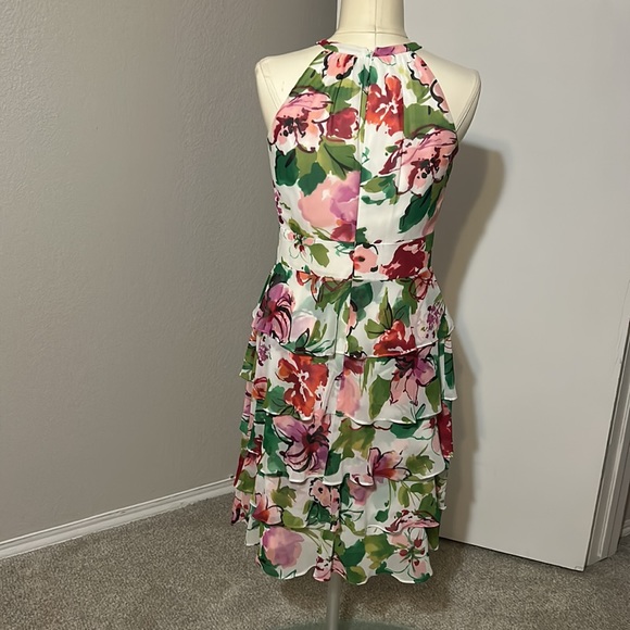 Evan Picone Halter Dress BEAUTIFUL!!! Size 6 Floral - Picture 3 of 8